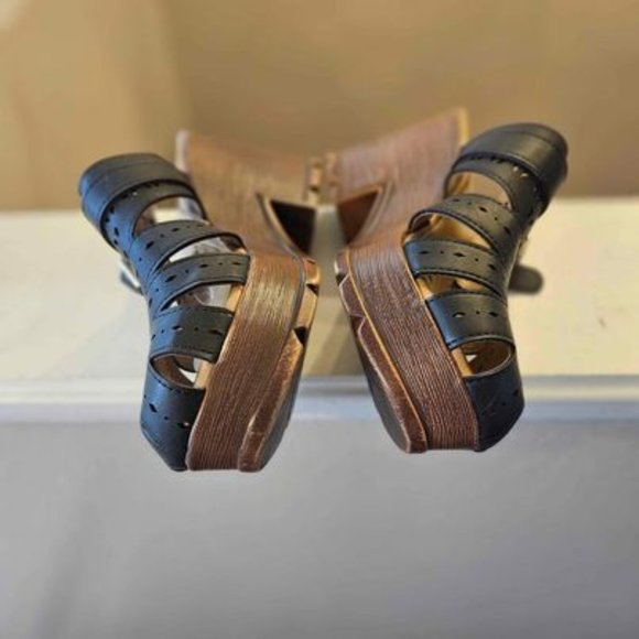 New, Atalina Womens Black Slides Sandals Shoes size 8.5 - Picture 3 of 4